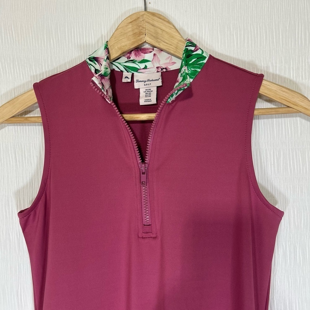 Tommy Bahama Golf Tennis Dress
Tropical Floral Collar Mauve
POCKETS Size XSP - Picture 4 of 6